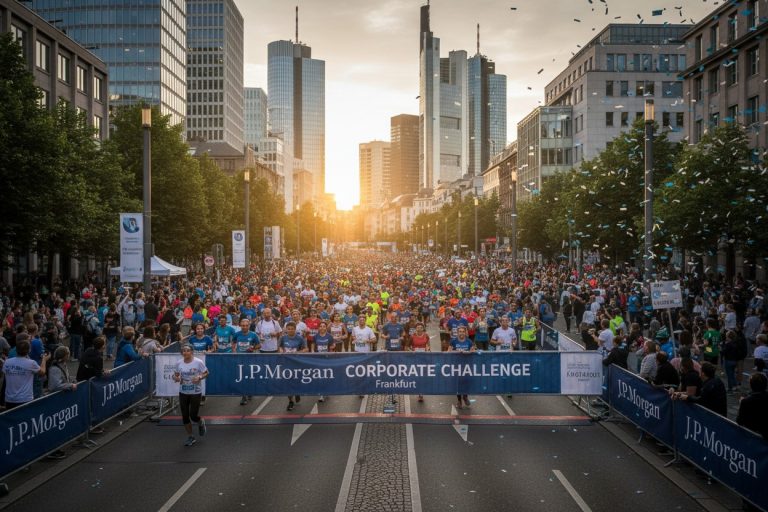 J.P. Morgan Corporate Challenge Frankfurt – Der größte Firmenlauf der Welt